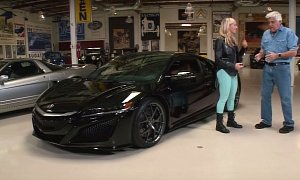 Jay Leno Drives the 2017 Acura NSX, Says He Might Buy One