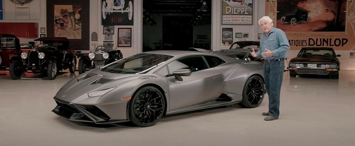 Jay Leno and the 2022 Lamborghini Huracan STO