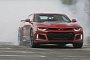 Jay Leno Gives Brad Paisley a Burnout Initiation in a 2017 Chevrolet Camaro ZL1