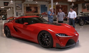Jay Leno Giving a Tour of the Toyota FT-1 Concept