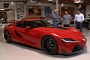 Jay Leno Giving a Tour of the Toyota FT-1 Concept