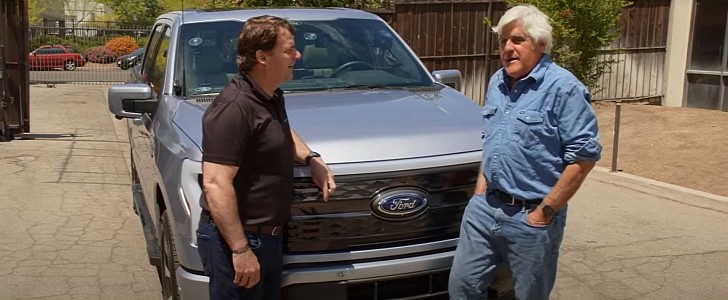 Jay Leno and Jim Farley Discussing the F-150 Lightning