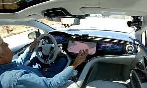 Jay Leno Reviews 2022 Mercedes EQS, Says It Drives Smoother Than a Rolls-Royce