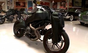 Jay Leno Rides the Magpul Ronin, The Bike Looks and Sounds Amazing <span>· Video</span>