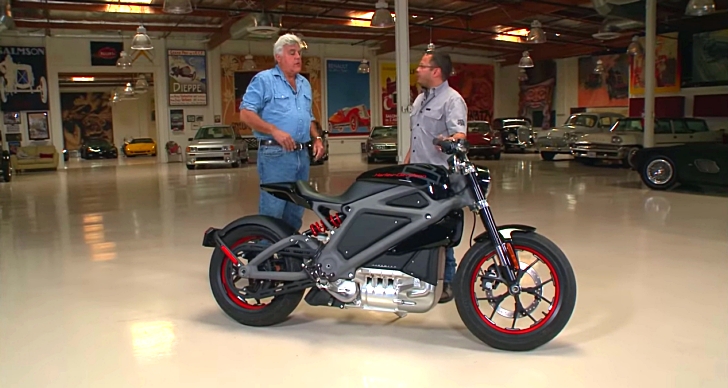 jay Leno and the Harley-Davidson LiveWire