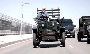 Jay Leno Showcases His 100-Year Old Truck, Admits It's Slow but Has a Bulletproof Engine