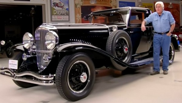 Jay Leno and 1931 Duesenberg Model J LaGrande Coupe