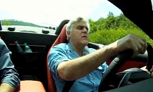 Jay Leno Takes the Mercedes SLS AMG Roadster for a Spin