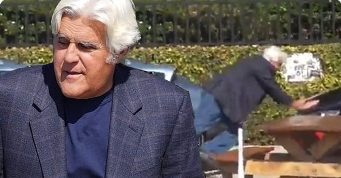 Jay Leno Uses His Muscles to Save Rick Springfield's Corvette From ...