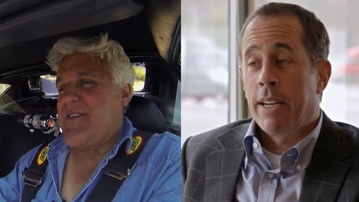 Jay Leno, Jerry Seinfeld collage