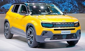 Jeep Avenger Electric Crossover Plugs Into the Heart of Paris, Gasoline Model Announced