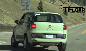 Jeep B-SUV / Fiat 500X Test Mule Film in the Wild