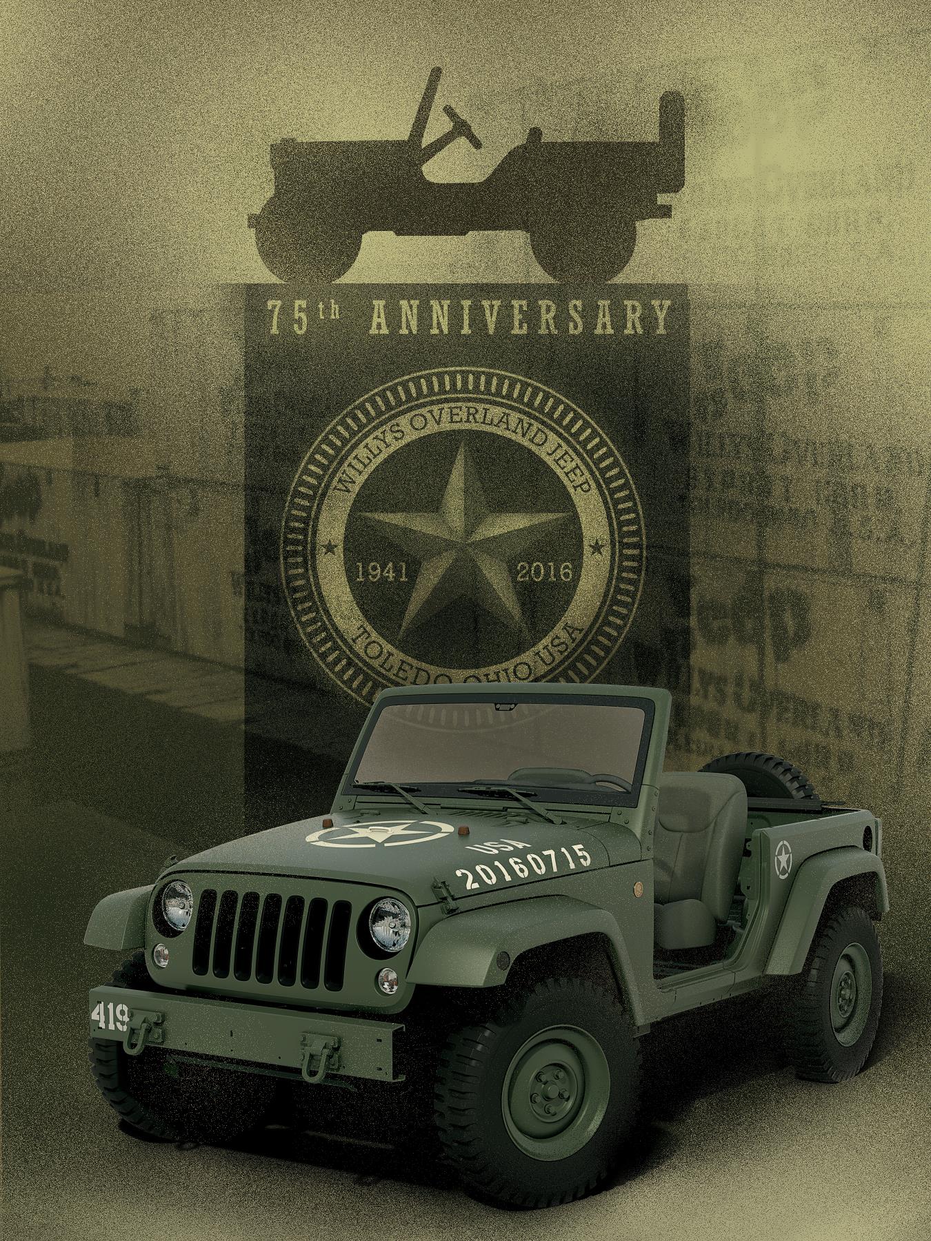 Jeep Celebrates 75th Anniversary With Wrangler Concept, Reminds Us of Willys  MB - autoevolution