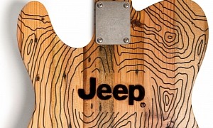 Jeep-Branded Electric Guitar Is Made of 100-Year Old Wood, Is Now Available to Pre-Order