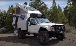 Jeep Comanche-Based DIY Camper Is More Spacious and Equipped Than You'd Think