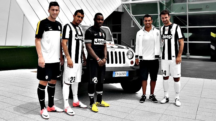 Jeep on Juventus Jersey