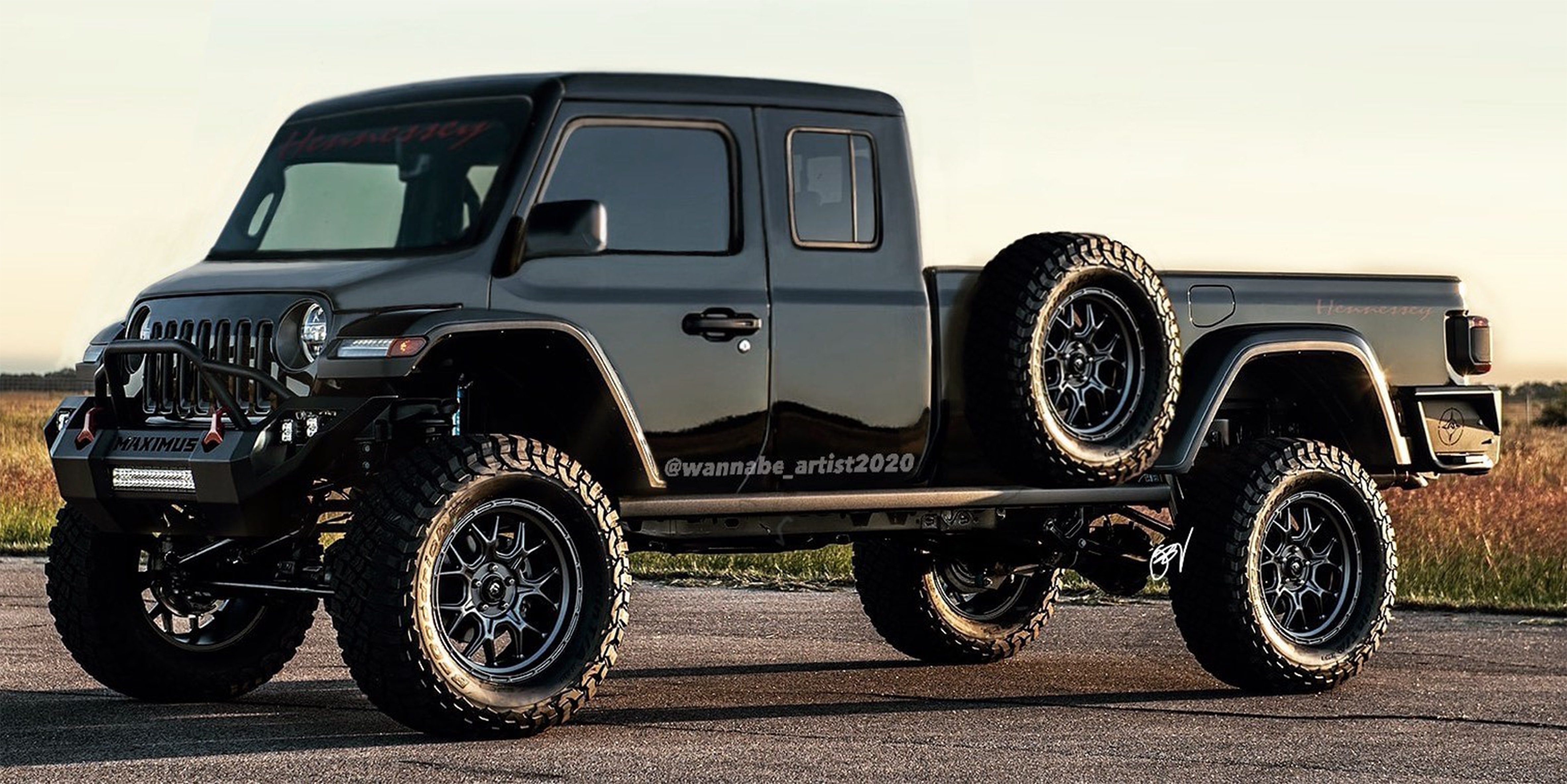 Jeep Forward Control Rendered as Hennessey 1000 HP Monster - autoevolution