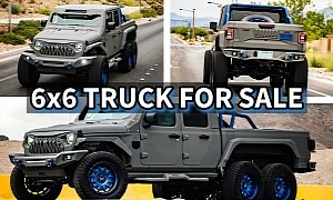 Jeep Gladiator 6x6 Going Under the Hammer in Las Vegas, Better Hit Those Slot Machines