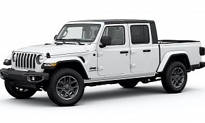 Jeep Gladiator Altitude Is All Blacked Out Parts, We’re Shown a White Pickup
