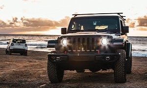 Jeep Goes Wave Hunting with Surf Stars