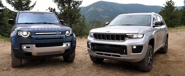 Jeep Grand Cherokee L Vs Land Rover Defender Thorough Comparison Cuts Deep  - autoevolution