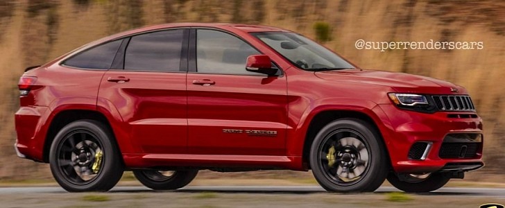 Jeep Grand Cherokee Trackhawk Coupe rendering