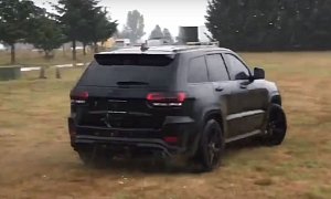 Jeep Grand Cherokee Trackhawk Plowing the Field Sounds Brutal