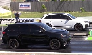 Jeep Grand Cherokee Trackhawk Races Audi SQ7, Watch as Germany Bows Down to America