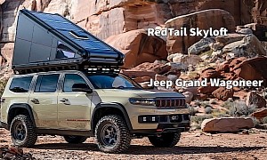 Jeep Grand Wagoneer With a RedTail Skyloft on Its Roof Is How They Overland in Utah