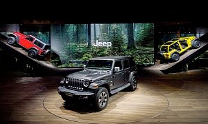 Jeep Had the Most Creative Booth at the 2018 Geneva Motor Show
