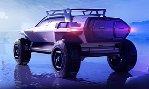 Jeep Hexagon Rendering Shows Extreme Off-Roader Designed to Reach the North Pole