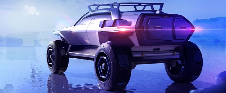 Jeep Hexagon Rendering Shows Extreme Off-Roader Designed to Reach the ...