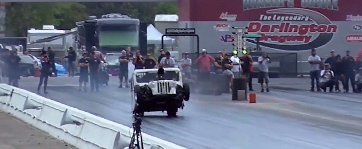 Jeep mail truck dragster