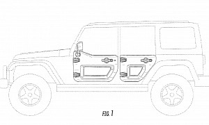 Jeep Patent Shows Cut-Out Doors for Wrangler, Don't Hold Your Breath on This One