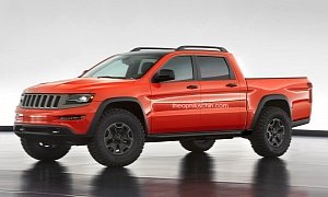 Jeep Pickup Truck Rendering Based on the Grand Cherokee Leaves Us Wanting More