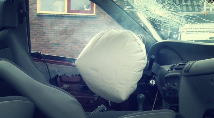 Deployed airbag