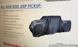 Jeep Says 2020 Scrambler Pickup Has "Real Truck Capability"