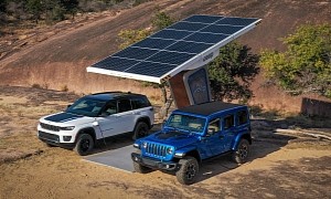 Jeep to Deploy Solar-Powered Stations in Remote Areas to Recharge Electric Off-Roaders