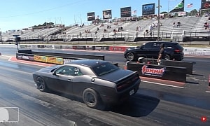 Jeep Trackhawk Drags Challenger Hellcat and Mustang GT, It's a Veritable Massacre