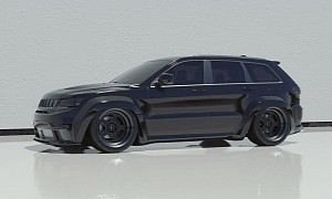 Jeep Trackhawk Feels Digitally Thicc Enough to Slam Its Widebody Out of This World