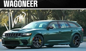 Jeep Wagon(eer) Estate Shows Effective Mélange of Widebody Charger and Trackhawk DNA
