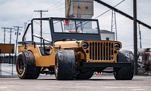 Jeep Willys "Fat Boy" Looks Like a Stock Car for Offroaders