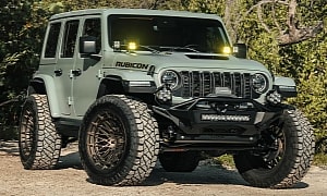 Jeep Wrangler 392 on 'Bronzino' Wheels Looks Ready for Another Jurassic World