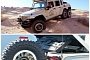 Jeep Wrangler 6x6 Pickup Truck has a Hemi V8 and... Guns