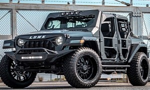 Jeep Wrangler Graduates Liberty Walk Tuning School, Looks Ready for the End of Days