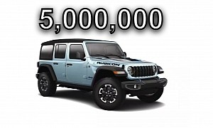 Jeep Wrangler Hits New Milestone: Over 5 Million Units Sold Since 1986