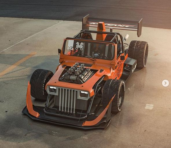 Jeep Wrangler Hot Rod Looks Like an F1 Car, Might Be Built - autoevolution