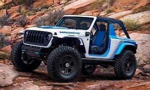 Jeep Wrangler Magneto 2.0 Prototype Is Actually Gunning for Tesla's Acceleration Figures