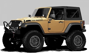 Jeep Wrangler Sand Trooper: HEMI 4x4 for 2012 SEMA