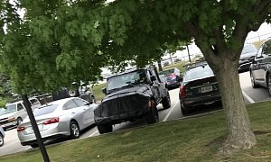 Jeep Wrangler Scrambler Pickup Truck Spotted, Will Have Removable Roof